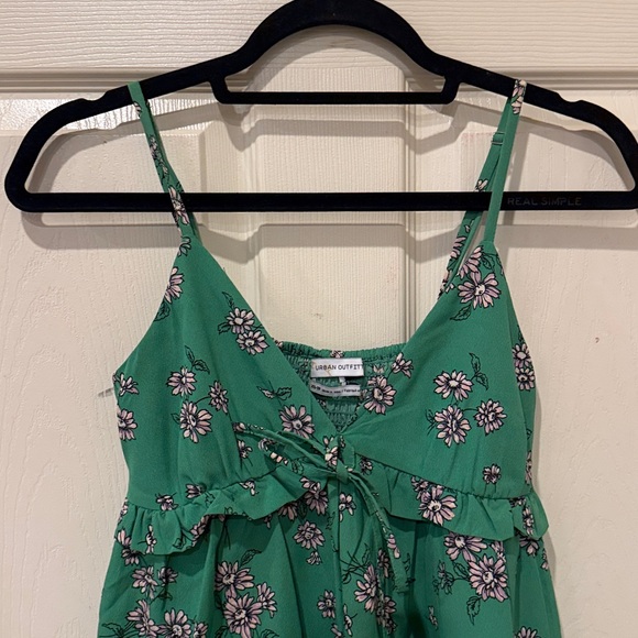 Urban Outfitters Mara green floral romper, XS - Picture 4 of 8